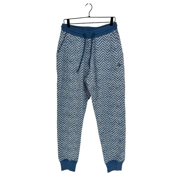 Vivienne Westwood Orb-Embroidered Jogger Herringbone Pattern Blue Large - Picture 2 of 10
